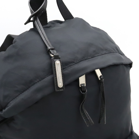 Saint Laurent Foldable City Rucksack Backpack Nylon Black - Picture 6 of 9